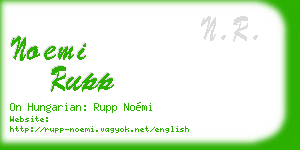 noemi rupp business card